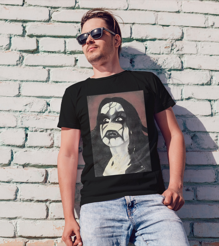 Vi Sonus Veris Nigrae Malitiaes Abruptum It Painting Black Metal Corpse Paint T-Shirt