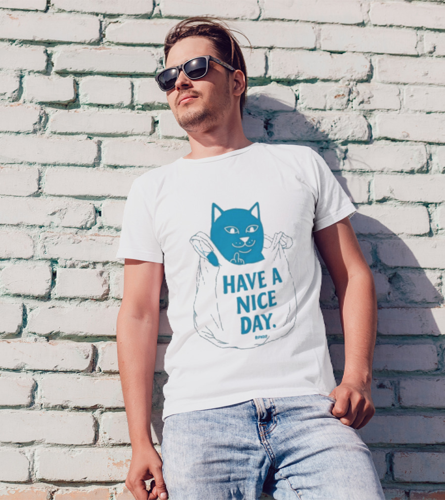 Ripndip Have A Nice Day Cat Bag T-Shirt