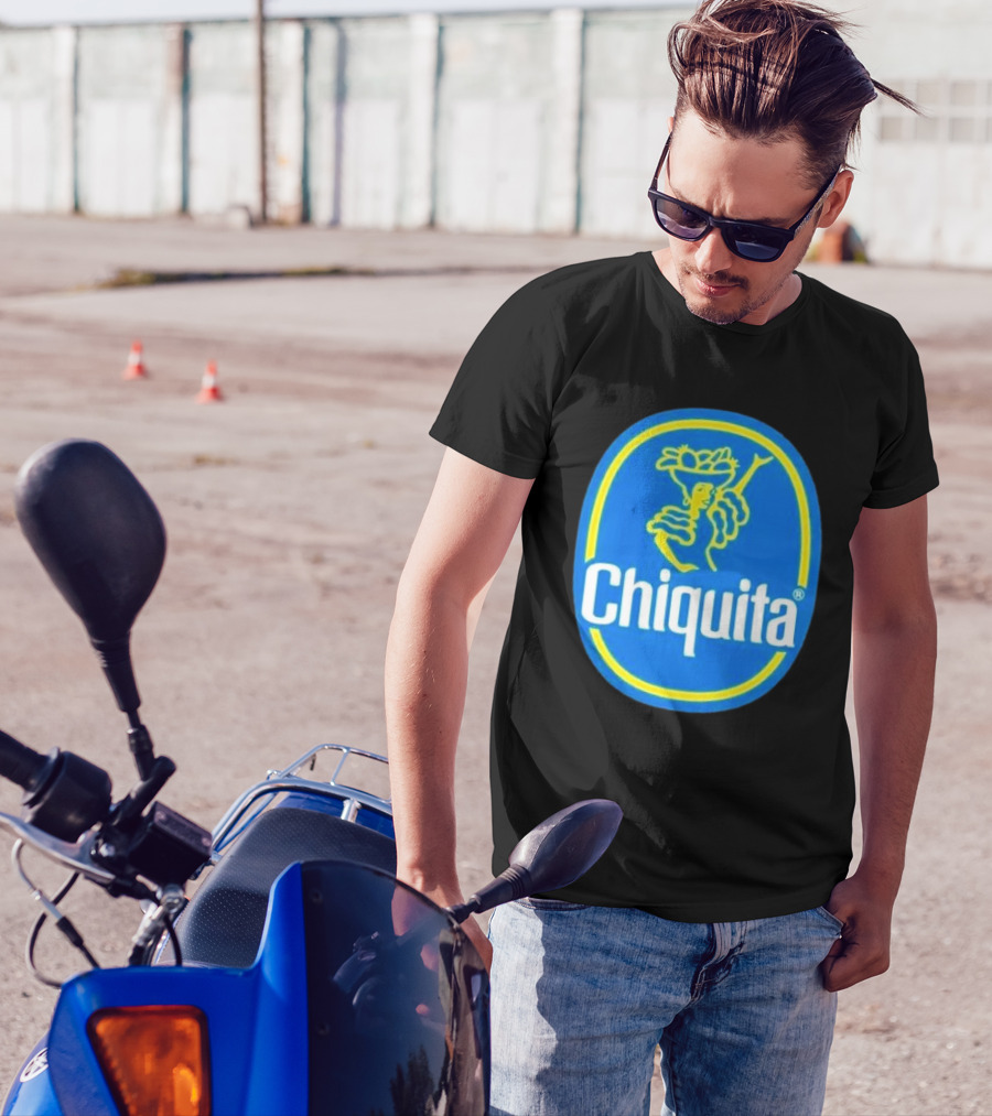 Chiquita Bananas Logo Iconic Blue And Yellow Emblem T-Shirt