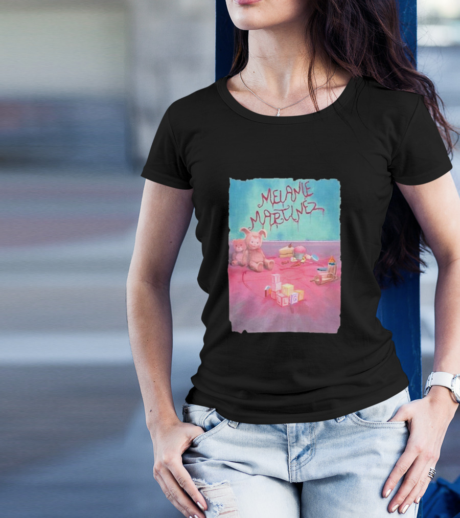 Melanie Martinez Vintage Toys Bunny Pastel Blocks T-Shirt