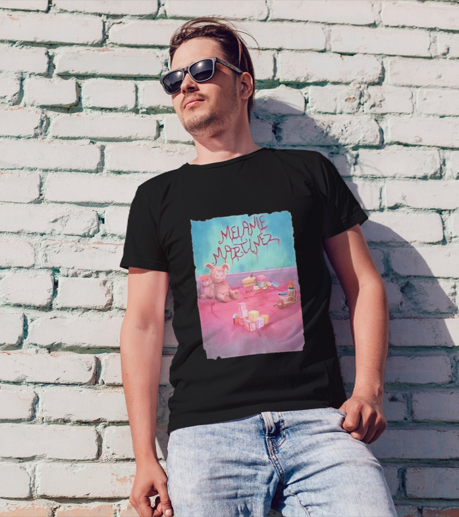 Melanie Martinez Vintage Toys Bunny Pastel Blocks T-Shirt