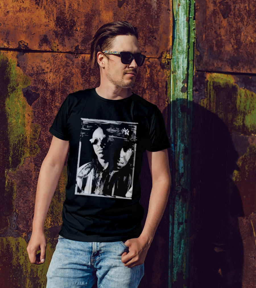 OOTBY Fifth Anniversary Gang Starr Iconic Duo Masked Faces T-Shirt