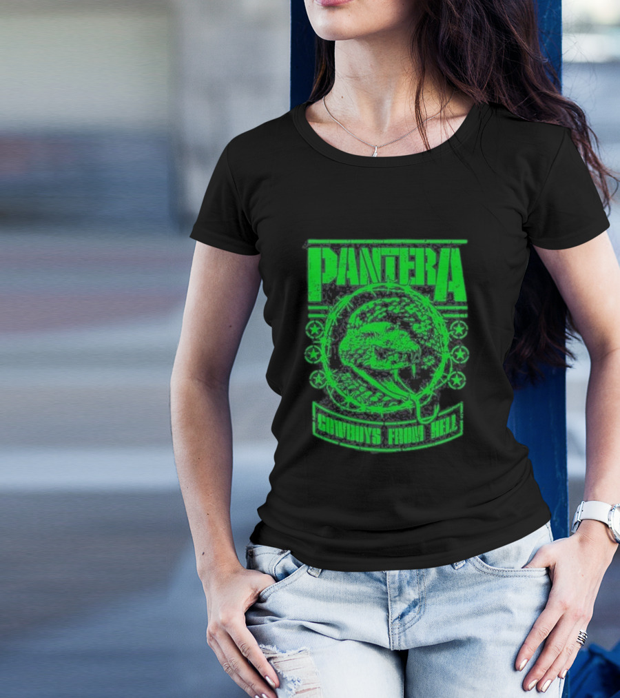 Pantera Snake Cowboys From Hell T-Shirt