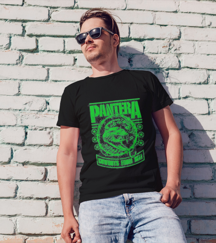 Pantera Snake Cowboys From Hell T-Shirt