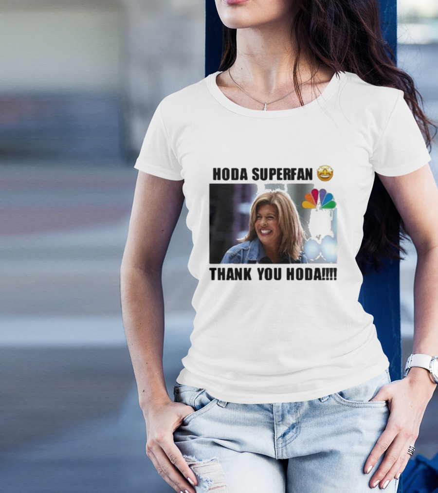 Hoda Superfan Thank You Hoda NBC Smiley Face T-Shirt