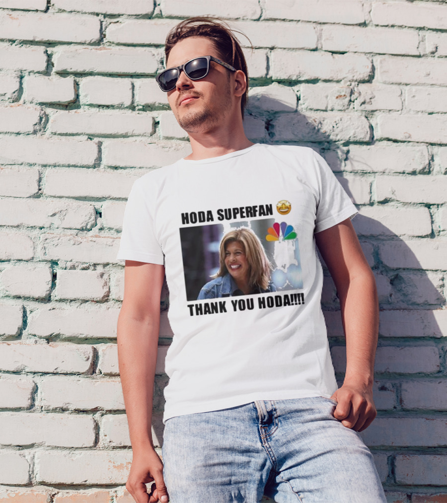 Hoda Superfan Thank You Hoda NBC Smiley Face T-Shirt