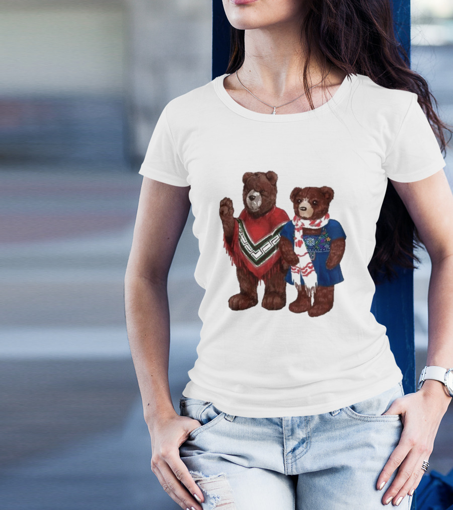 My Morning Jacket Pooch And Denise Bears Winter Poncho And Scarf T-Shirt