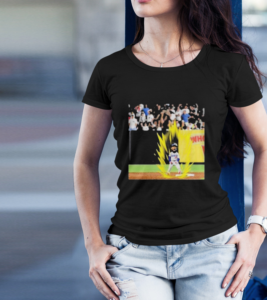 Doyers Dave Teoscar Walks It Off Super Saiyan Baseball Moment T-Shirt