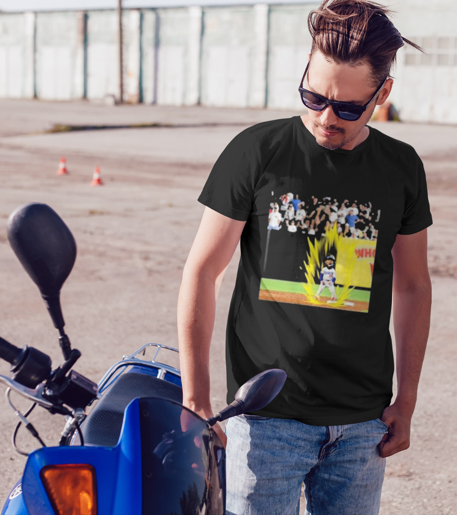 Doyers Dave Teoscar Walks It Off Super Saiyan Baseball Moment T-Shirt