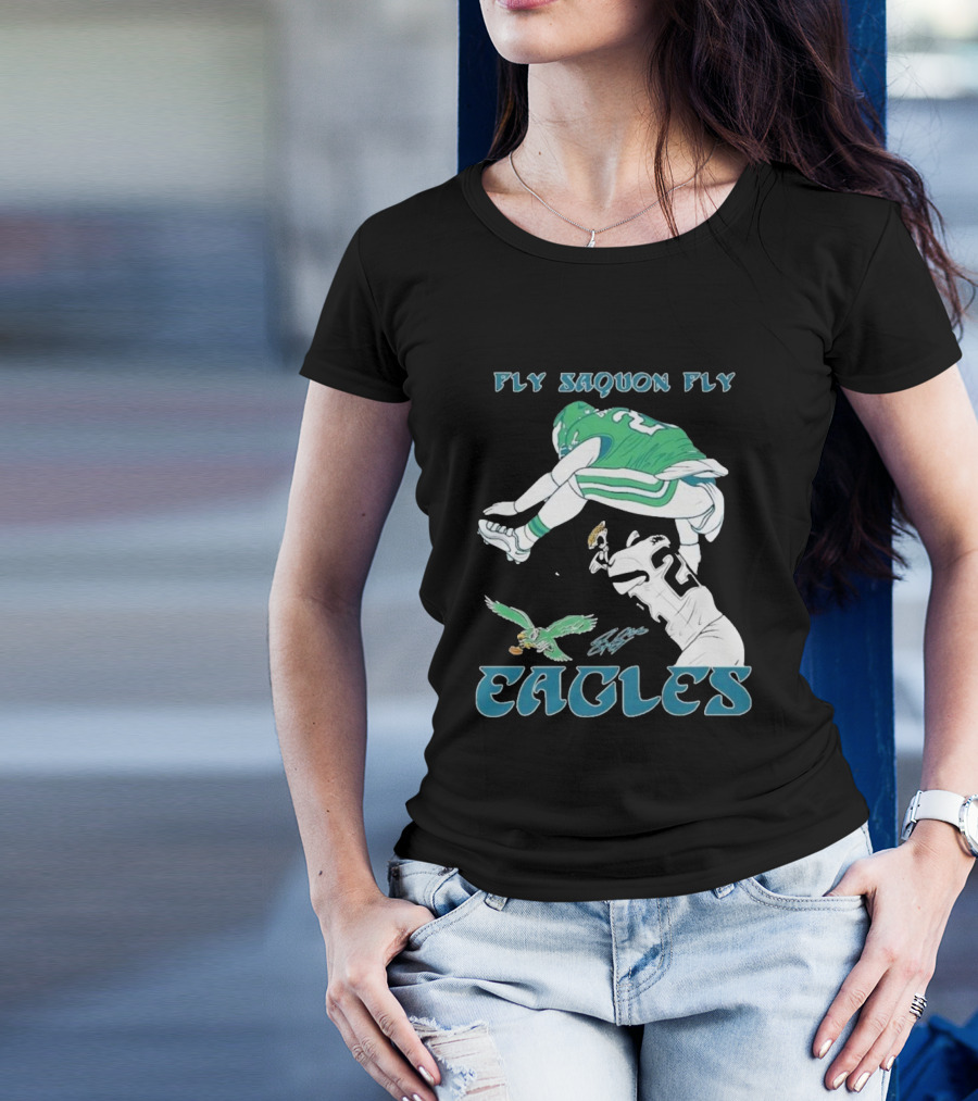 Fly Saquon Fly Eagles Philadelphia T-Shirt