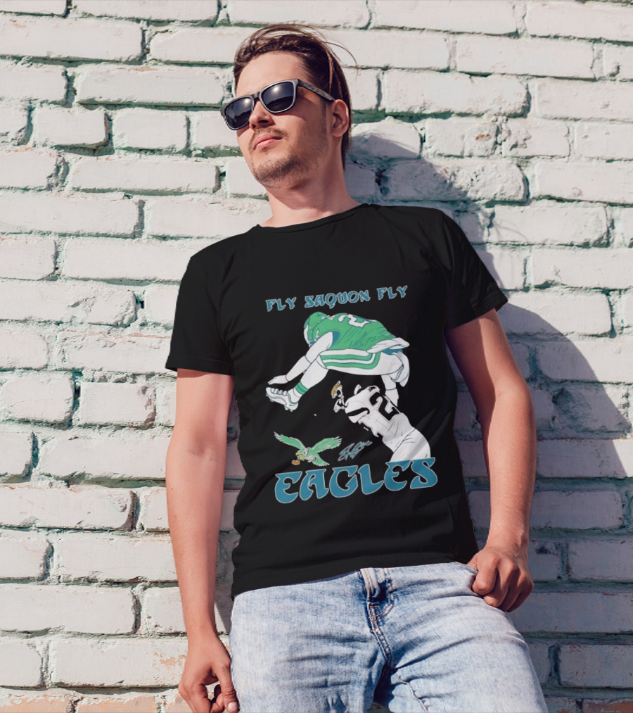 Fly Saquon Fly Eagles Philadelphia T-Shirt