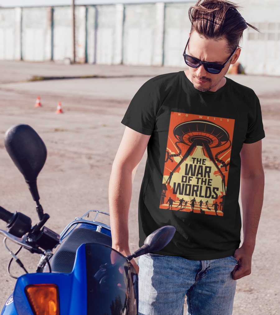 HG Wells The War Of The Worlds Alien Invasion 2024 Tour T-Shirt