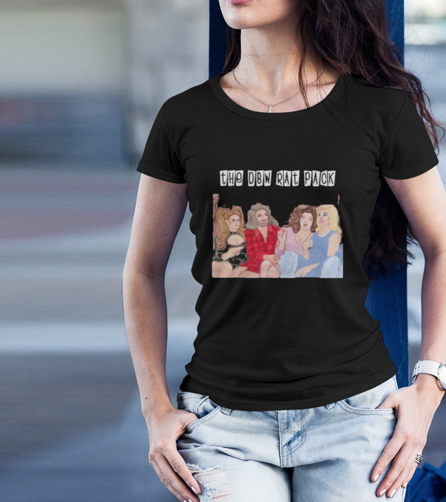 The Dbw Rat Pack Glamorous Gathering Of Four Friends T-Shirt