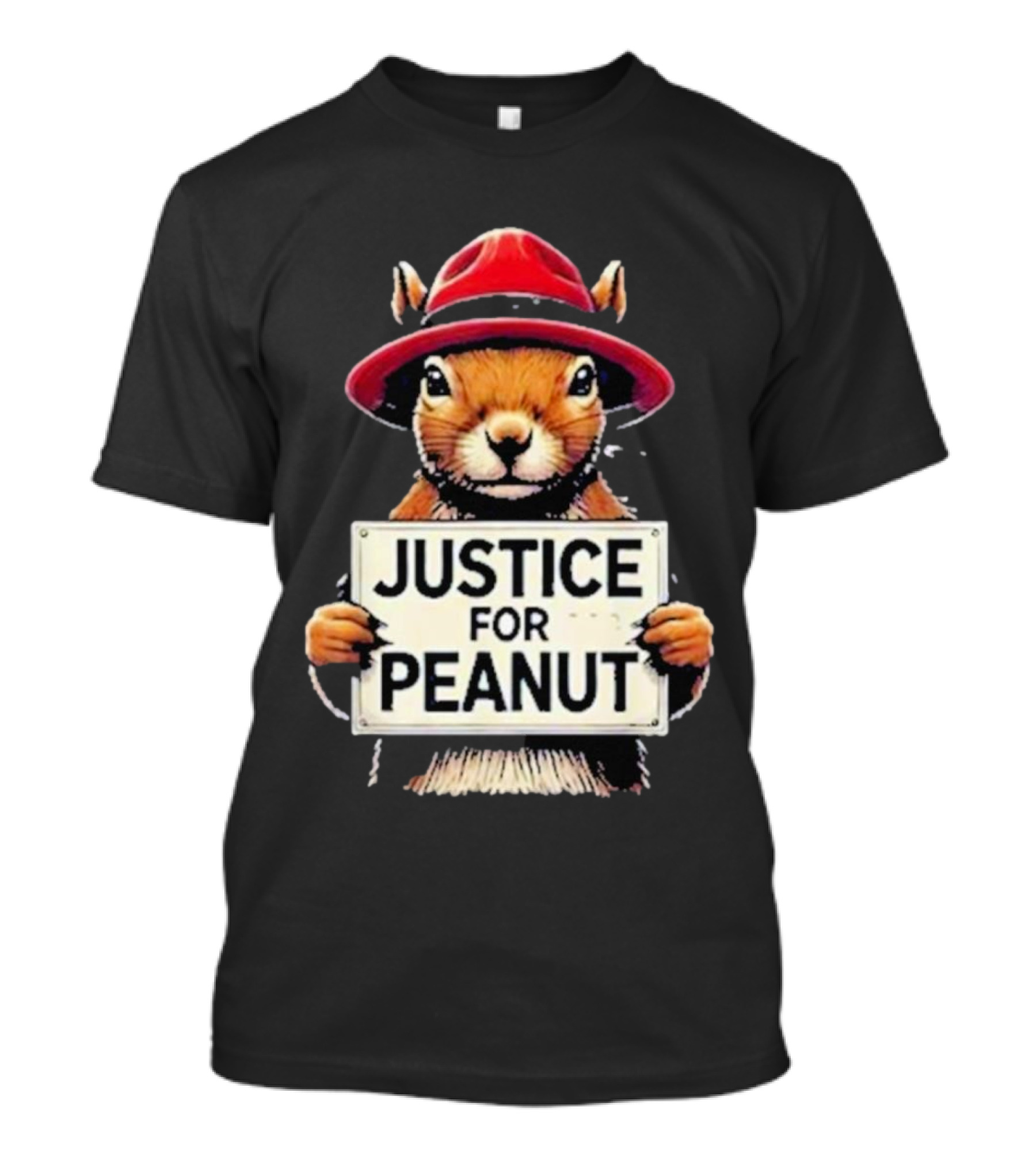 Justice For Peanut Squirrel Wanted T-Shirt