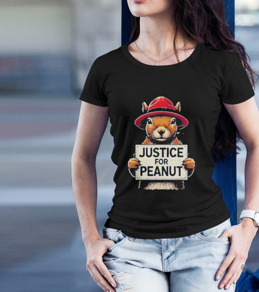 Justice For Peanut Squirrel Wanted T-Shirt