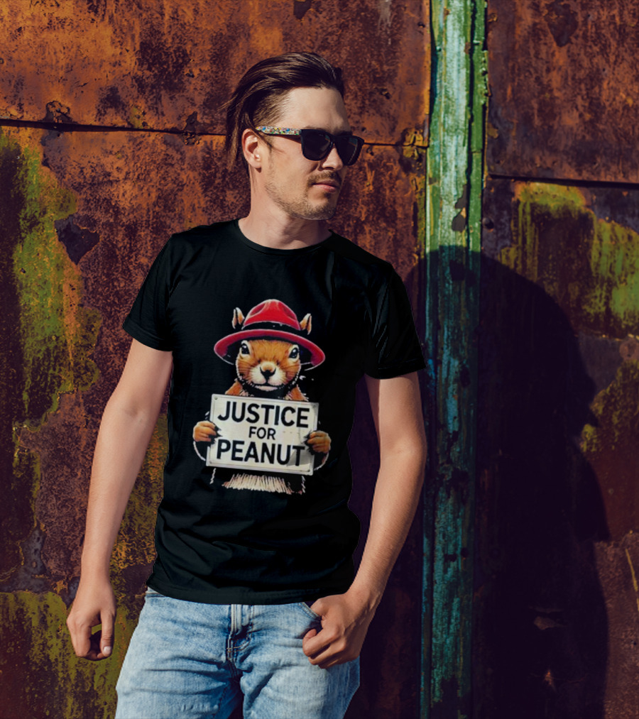 Justice For Peanut Squirrel Wanted T-Shirt