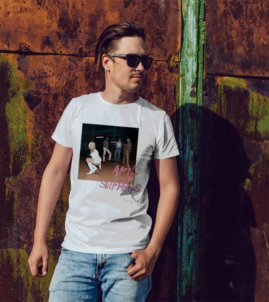 Amyl And The Sniffers Nighttime Band Image Tour T-Shirt