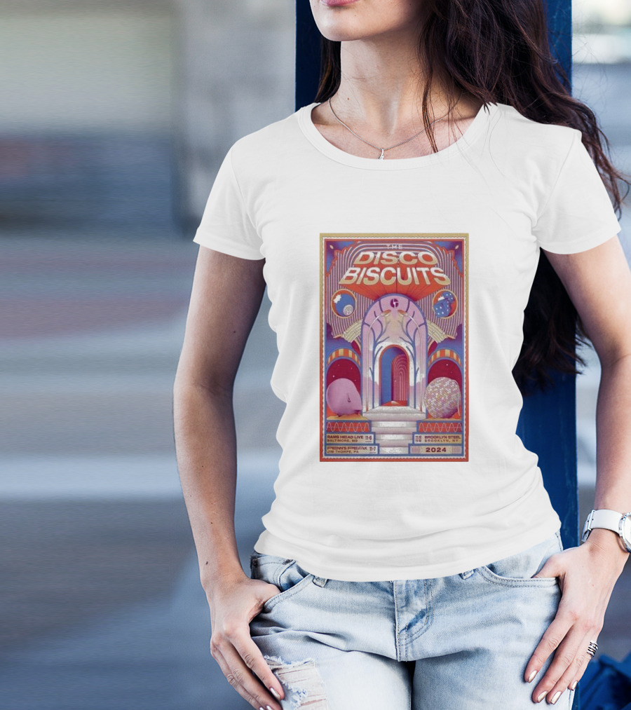The Disco Biscuits 4 Nights Run Rams Head Live Nov 6-7 Brooklyn Steel Nov 8-9 2024 Show T-Shirt