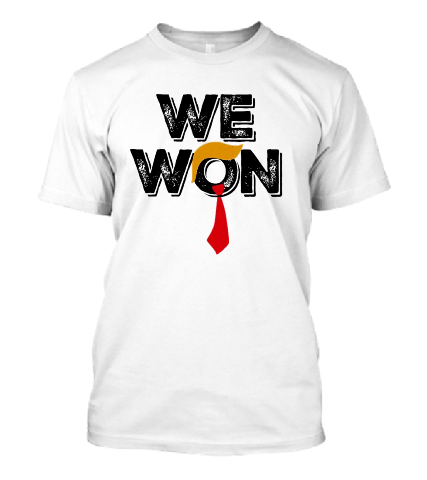 We Won Trump Hair And Red Tie Iconic T-Shirt