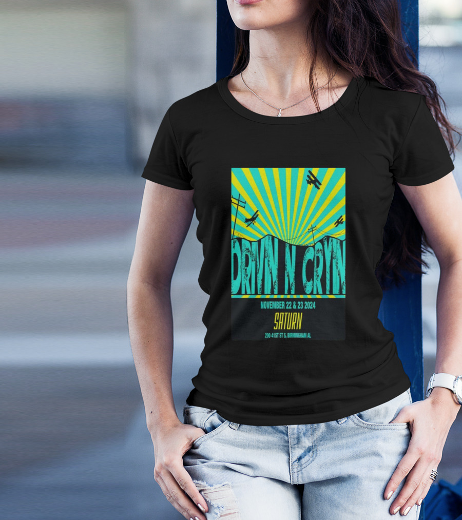 Drivin N Cryin Concert Saturn Birmingham AL November 22-23 2024 Event T-Shirt