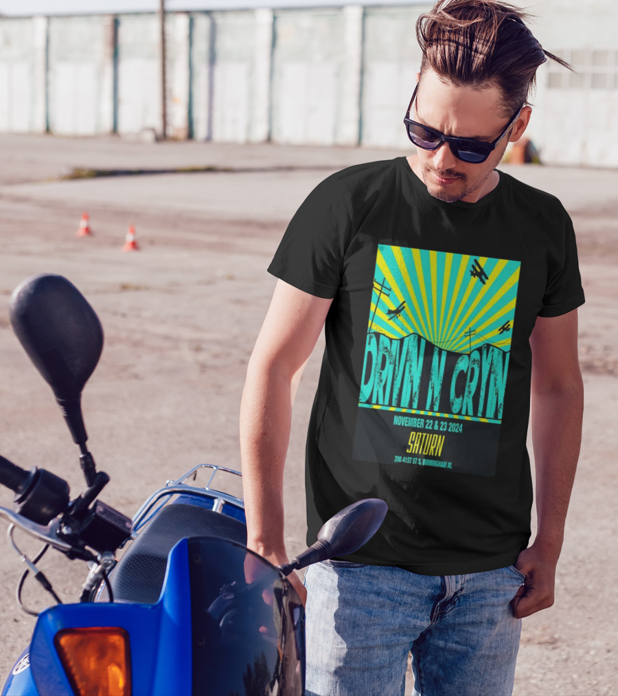 Drivin N Cryin Concert Saturn Birmingham AL November 22-23 2024 Event T-Shirt