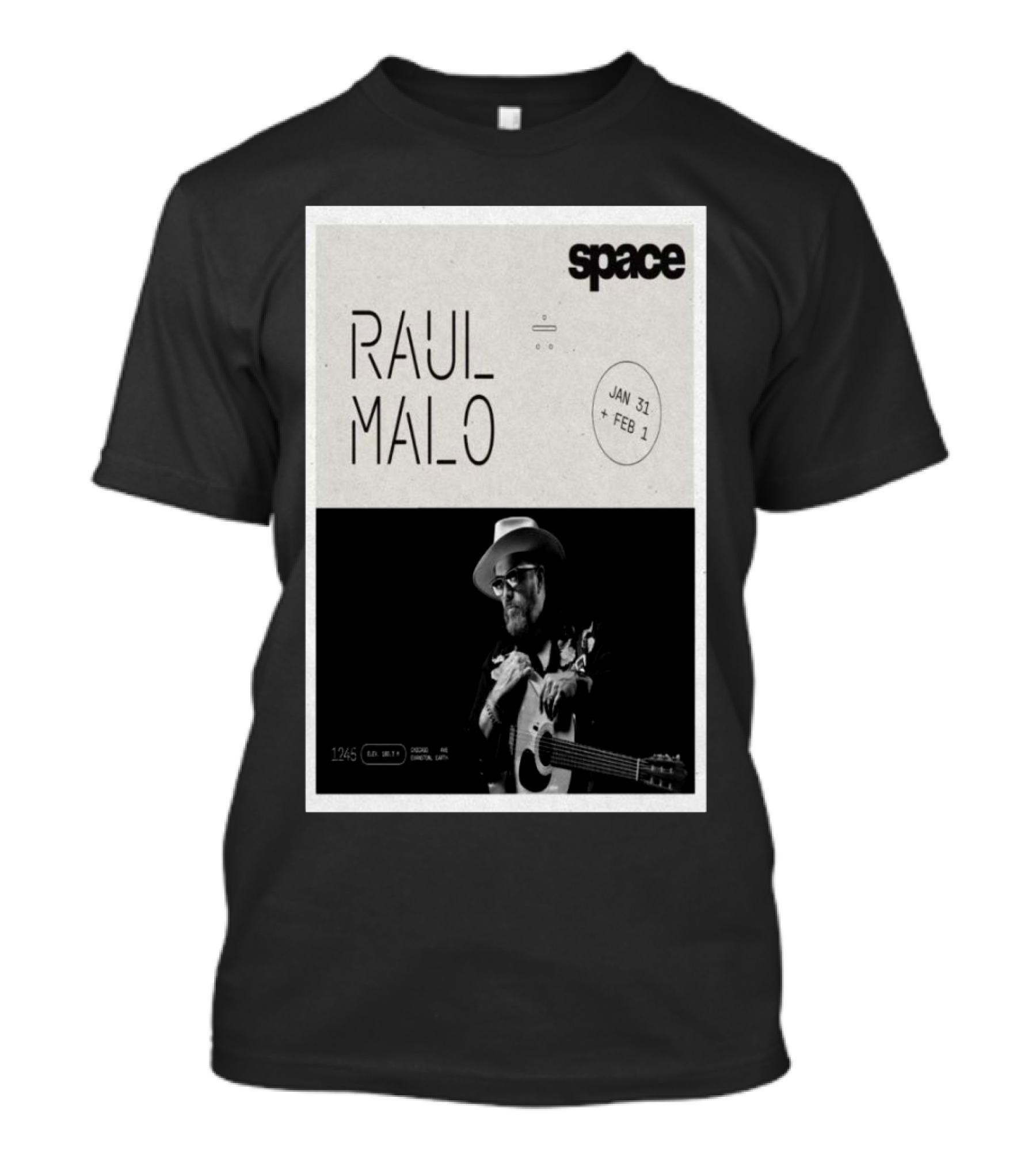 Raul Malo Live At Evanston SPACE Jan 31-Feb 1 2025 T-Shirt