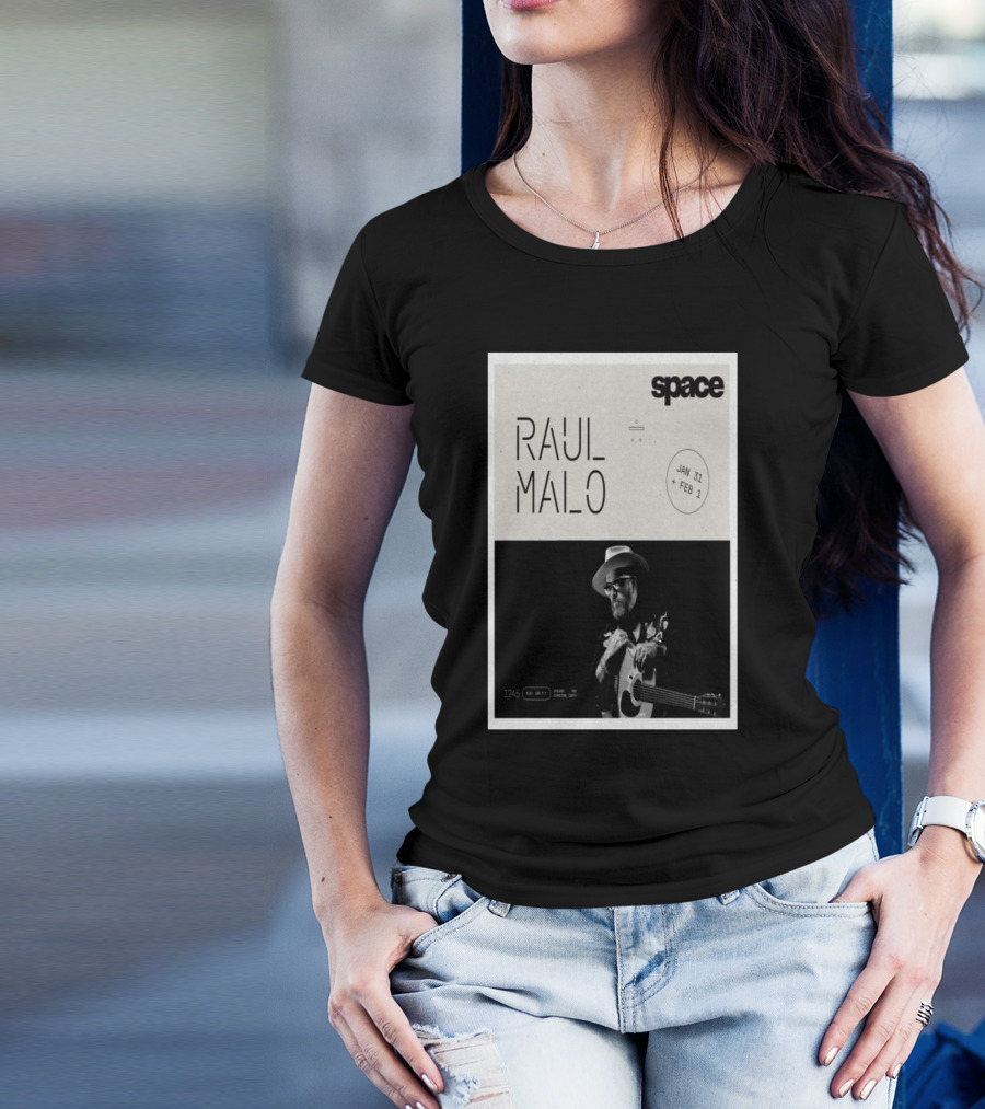 Raul Malo Live At Evanston SPACE Jan 31-Feb 1 2025 T-Shirt