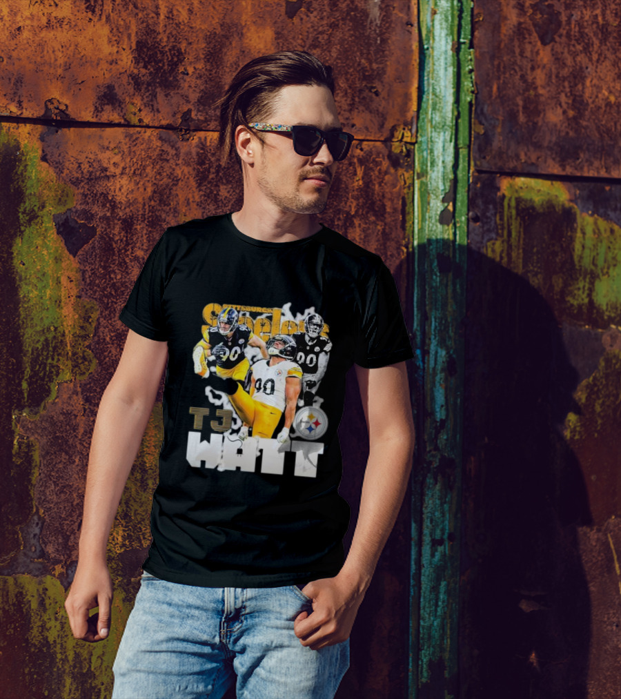 T.J. Watt Pittsburgh Steelers Iconic Player Steelers T-Shirt