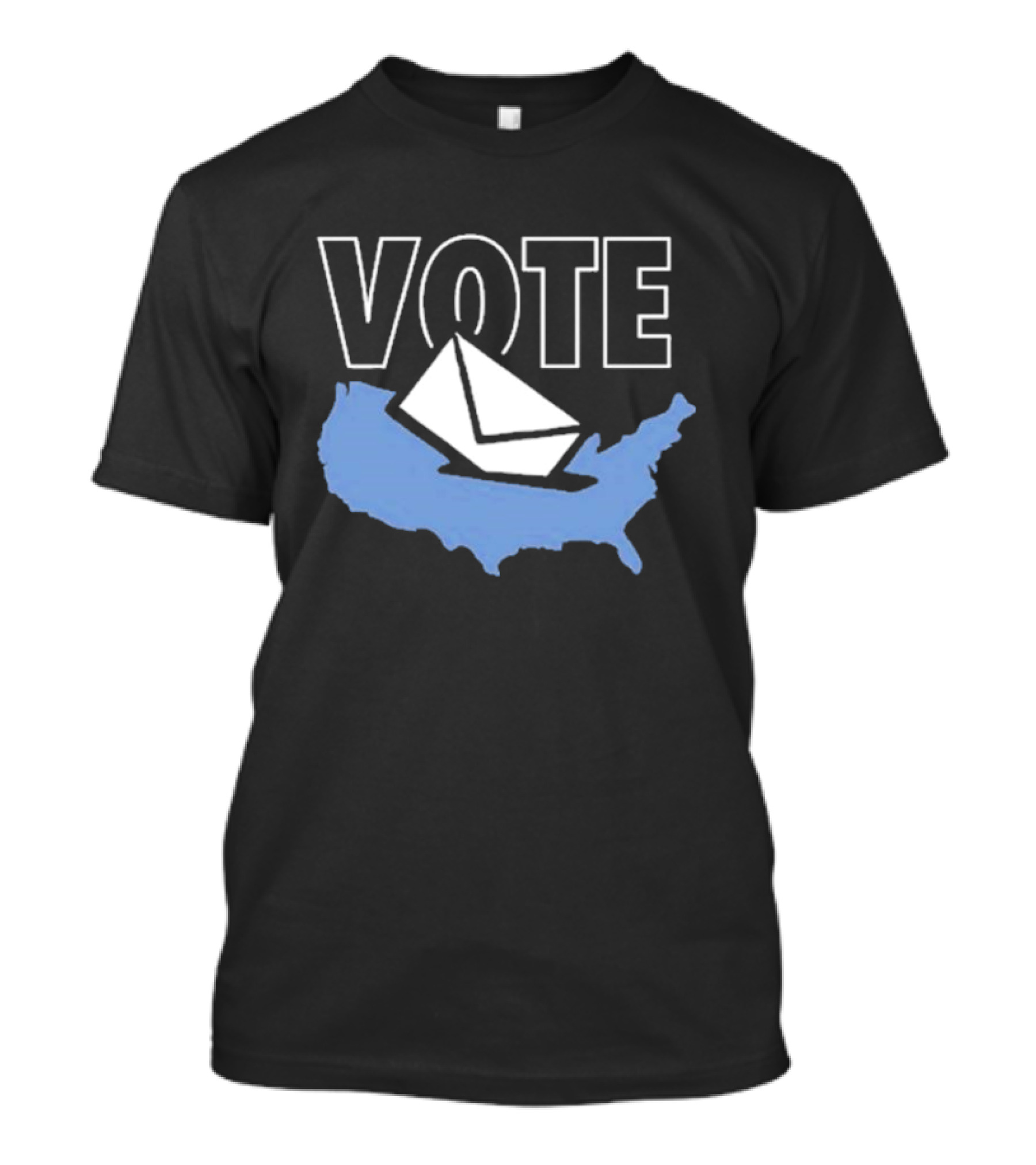 VOTE Ballot Box Map USA T-Shirt