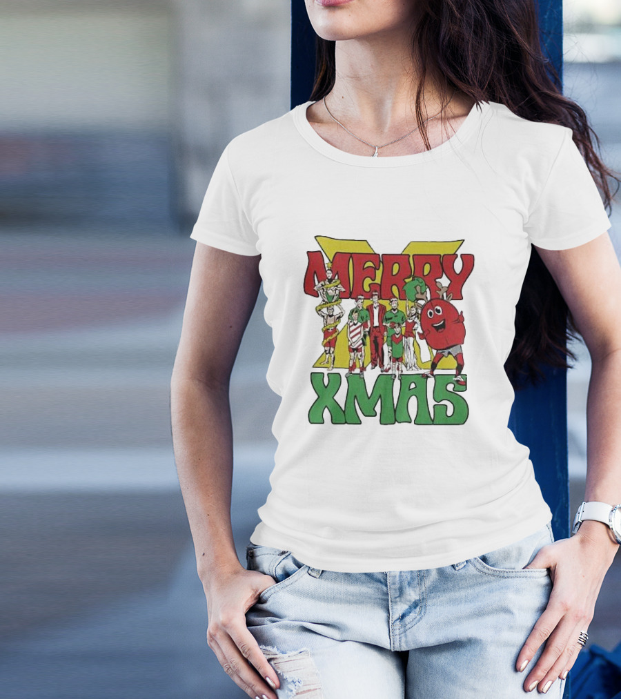 Merry Xmas X-Footy Christmas T-Shirt