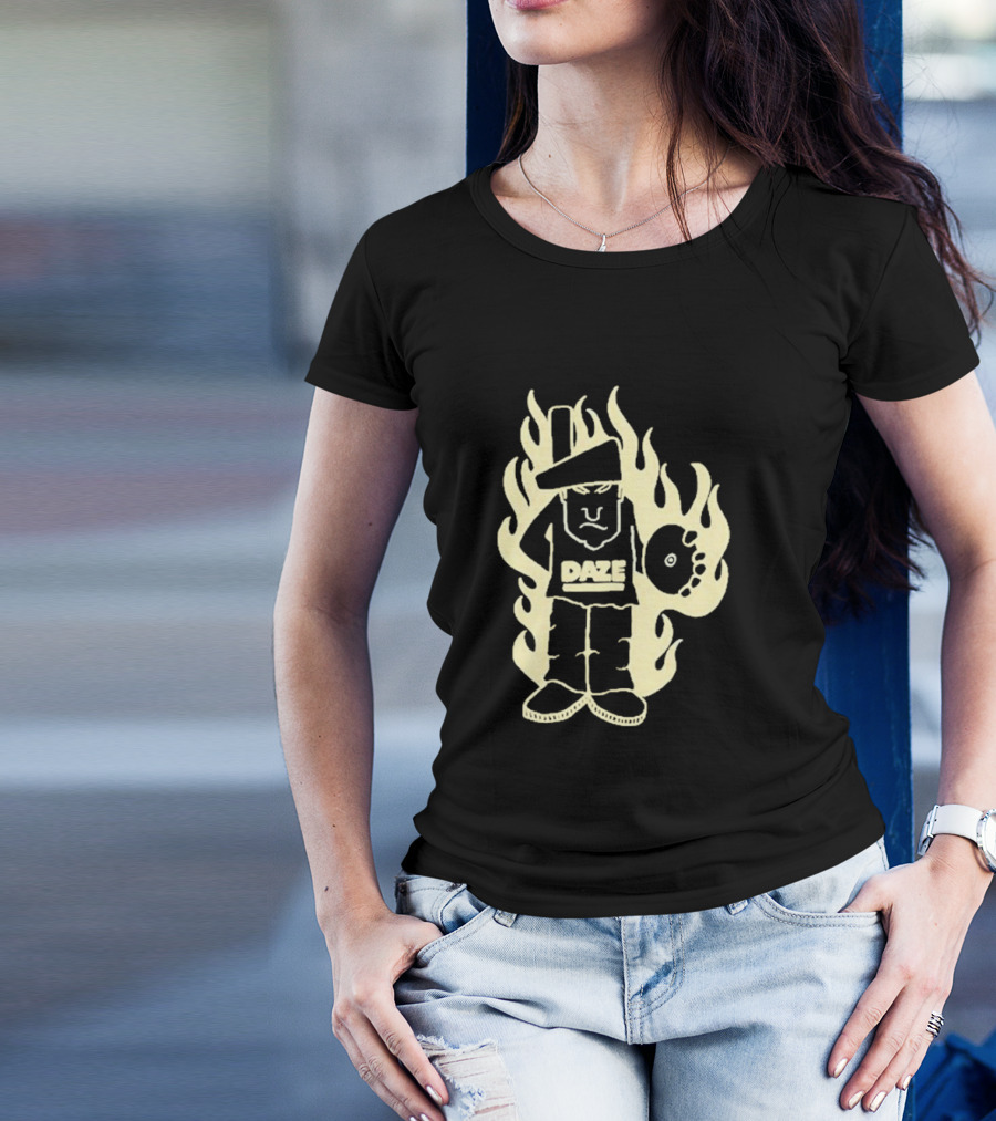 Daze Flame Vinyl Haywire For Better Or For Worse T-Shirt
