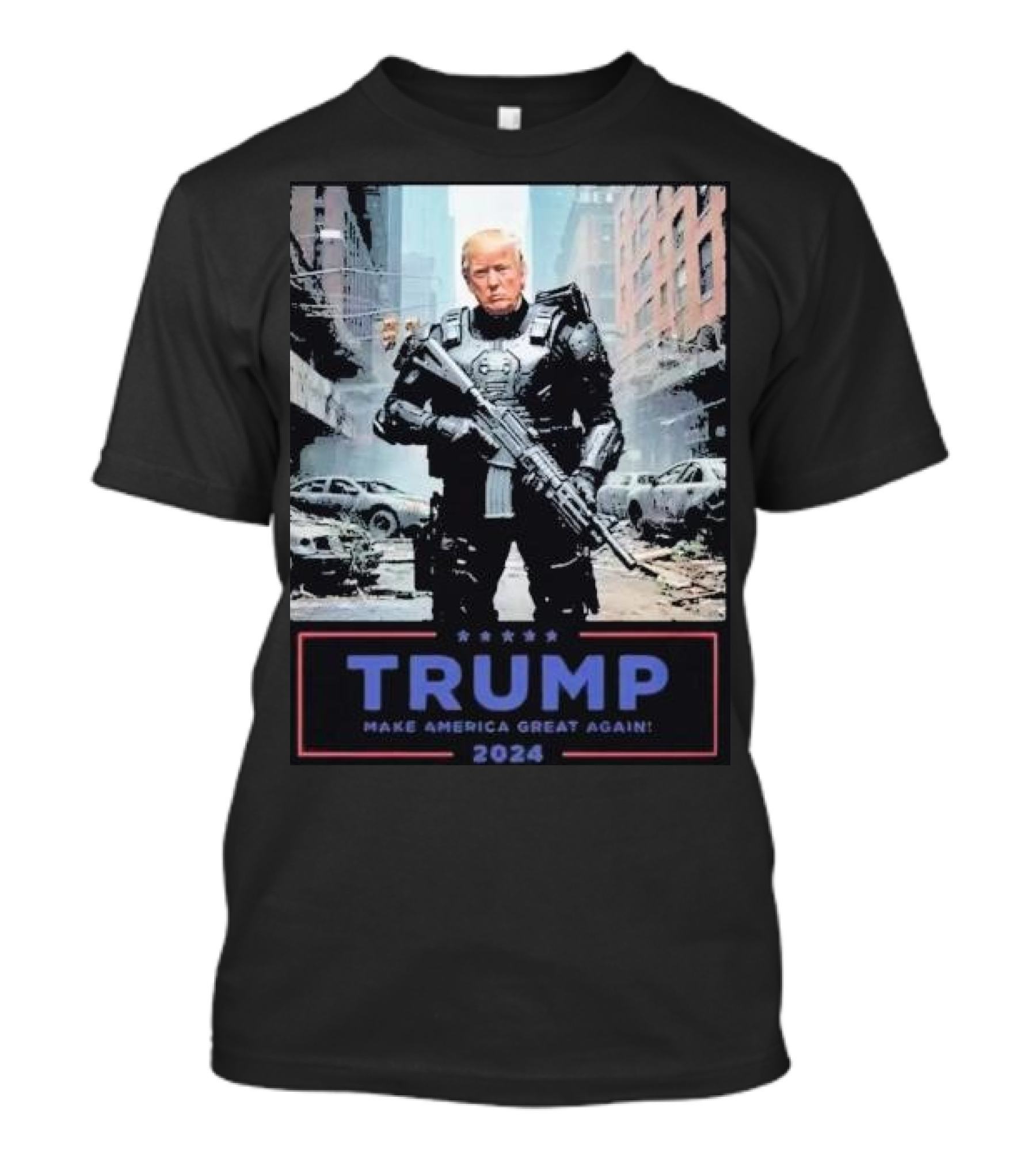 Trump 2024 Apocalyptic Make America Great Again T-Shirt