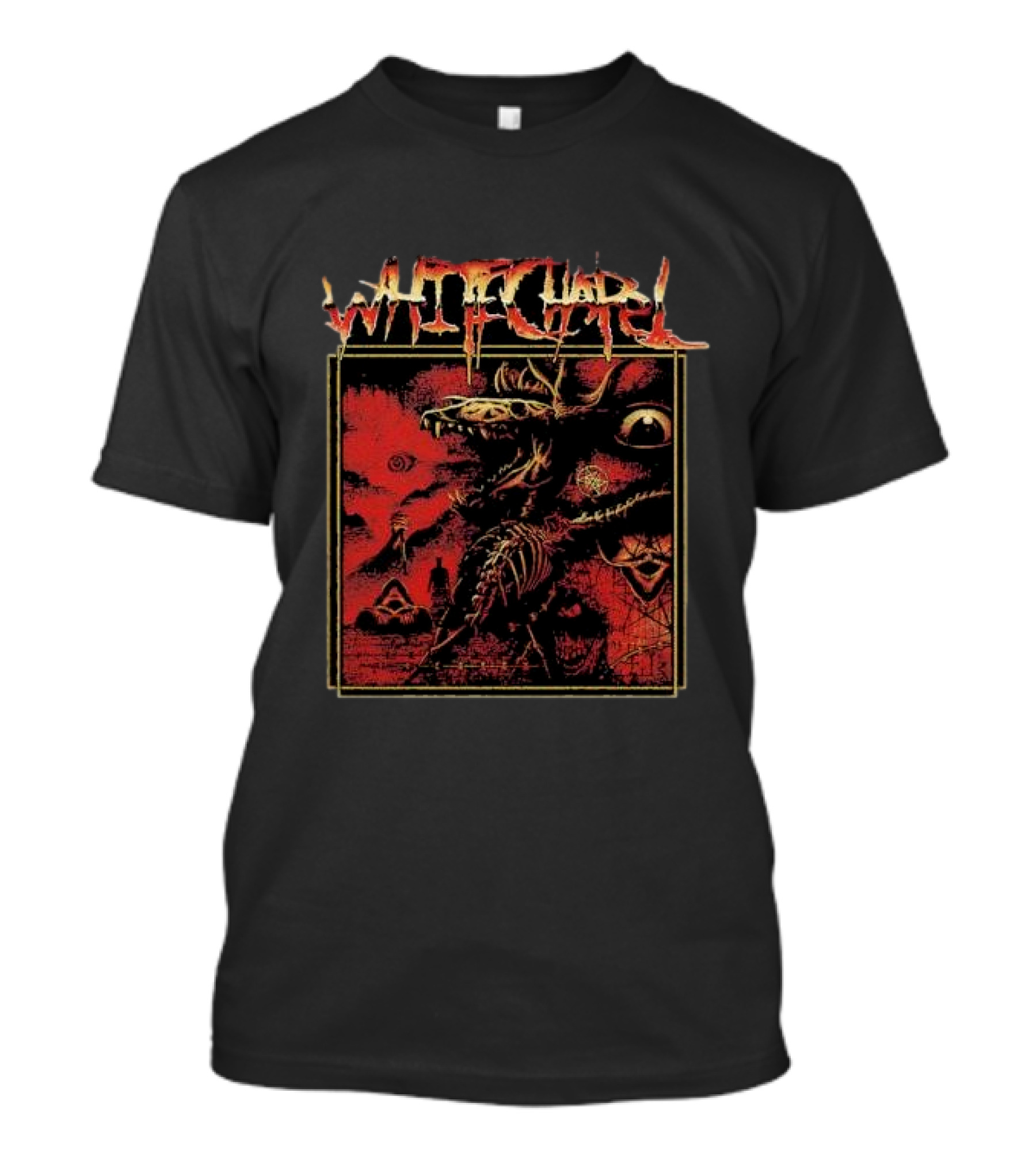 Whitechapel Wendigo Horror Black T-Shirt