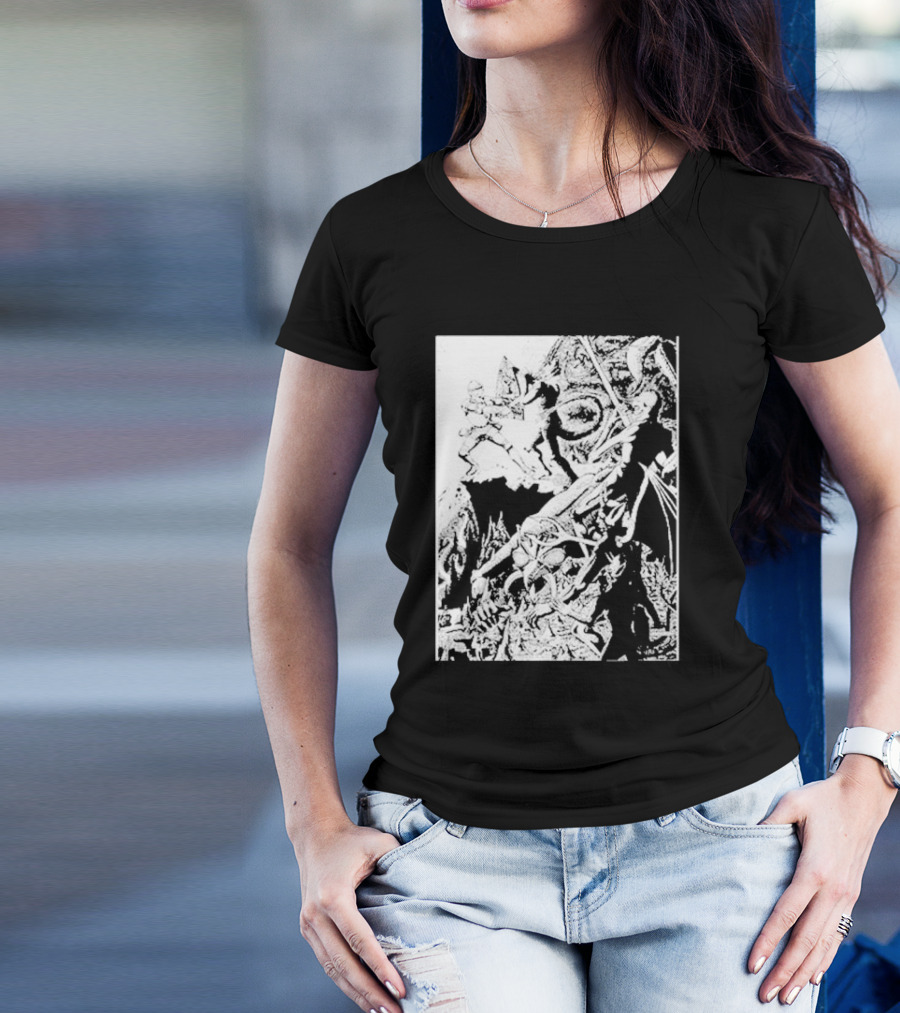 Yodanno Paladin Battling Demons In Hell T-Shirt