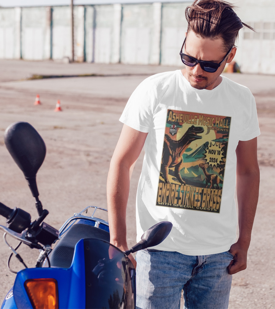 Asheville Music Hall Presents Empire Strikes Brass Nov 10 2024 With Special Guests Dinosaur T-Shirt