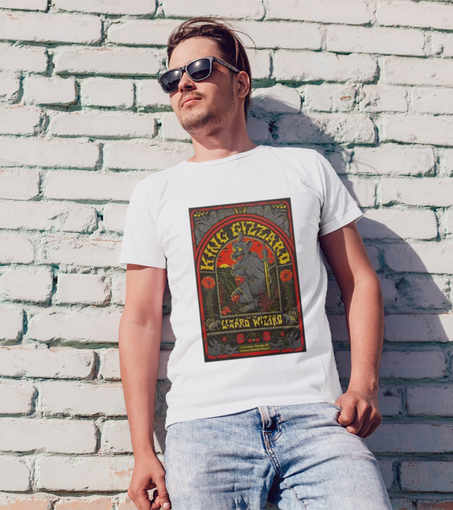 King Gizzard And The Lizard Wizard Phoenix AZ 11-09-2024 Arizona Financial Theatre Tour T-Shirt