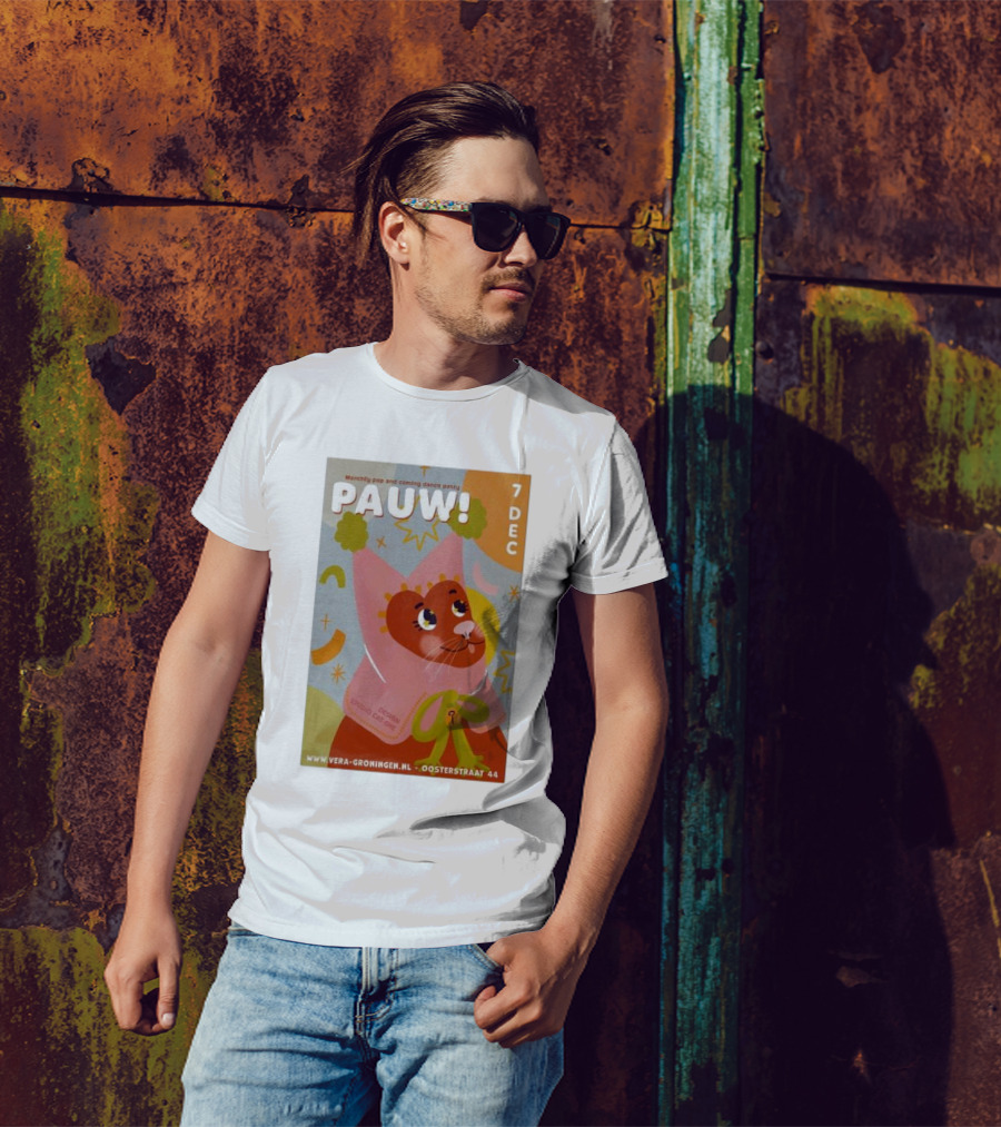 Pauw Groningen Monthly Pop And Dance Party December 7 2024 Vera Oosterstraat 44 T-Shirt