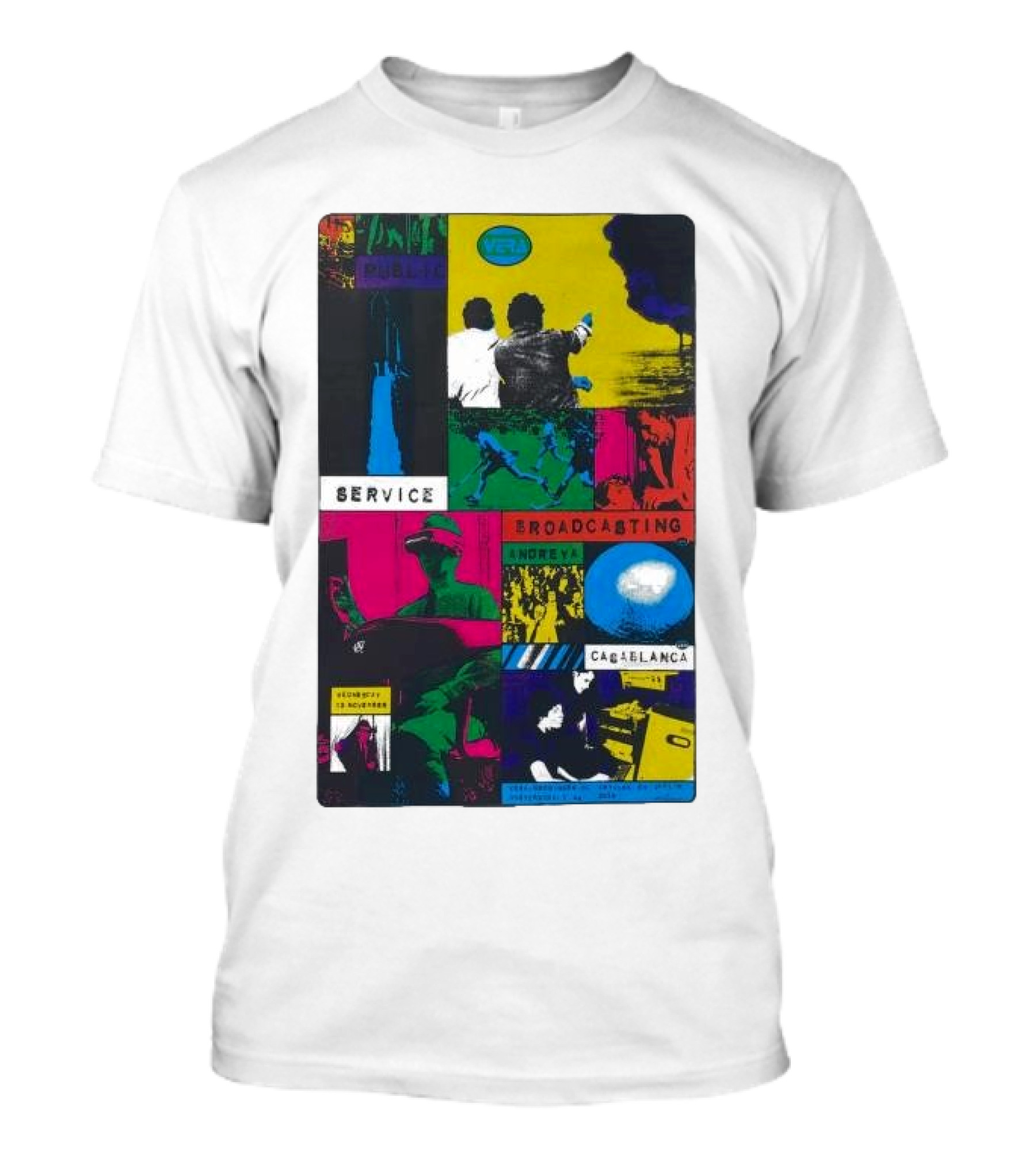 Service Broadcasting Groningen Netherlands Nov 13 2024 Tour Casablanca Public Image Limited T-Shirt