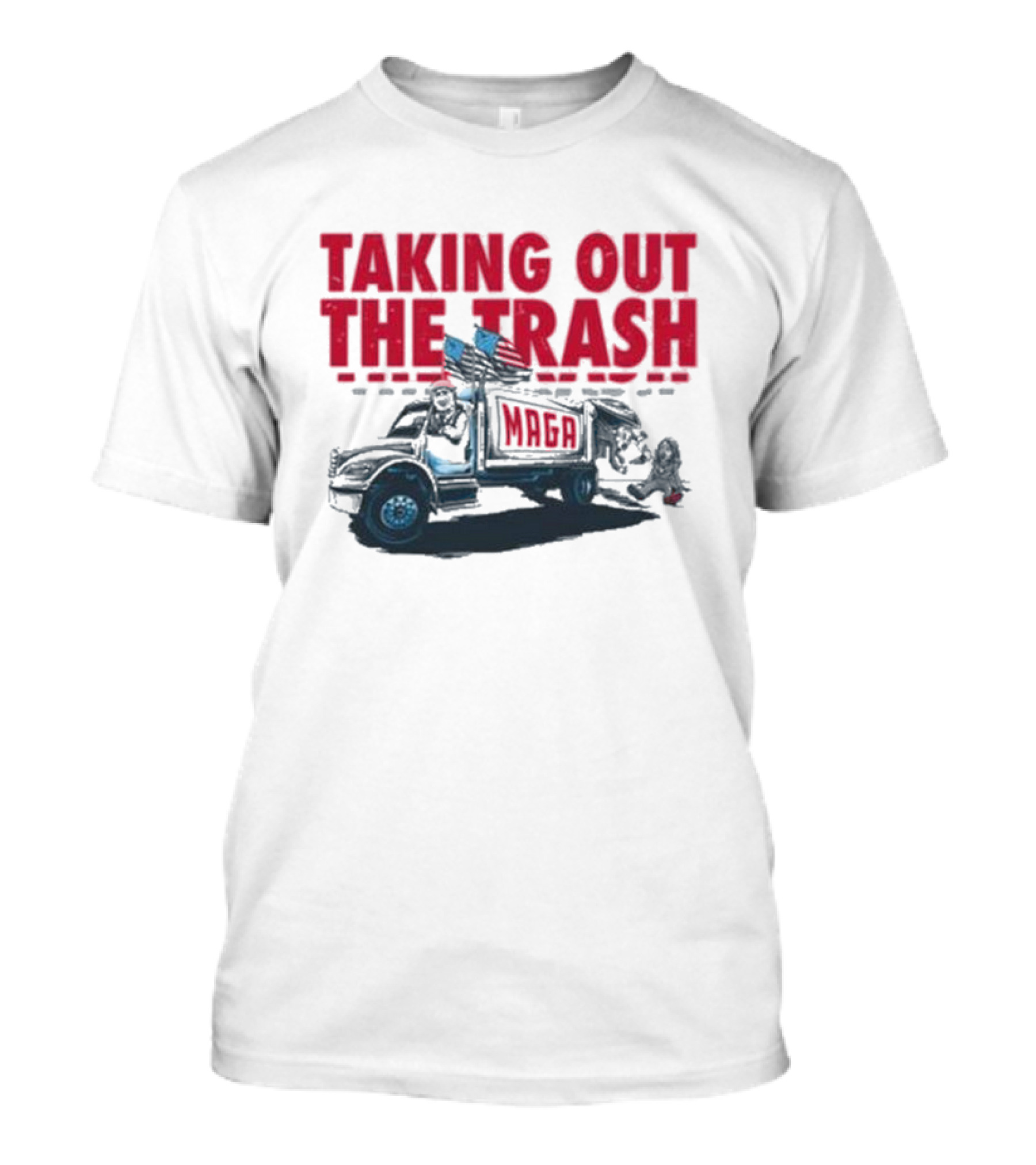 Taking Out The Trash MAGA Trump Kamala Harris T-Shirt