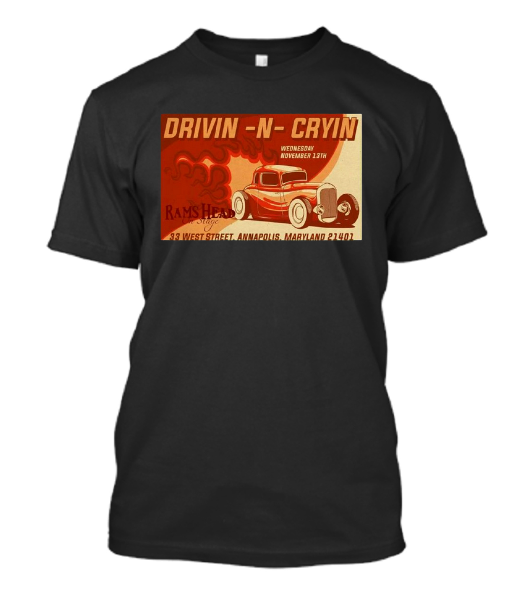 Drivin N Cryin Live At Rams Head On Stage Annapolis MD Nov 13 2024 Event T-Shirt