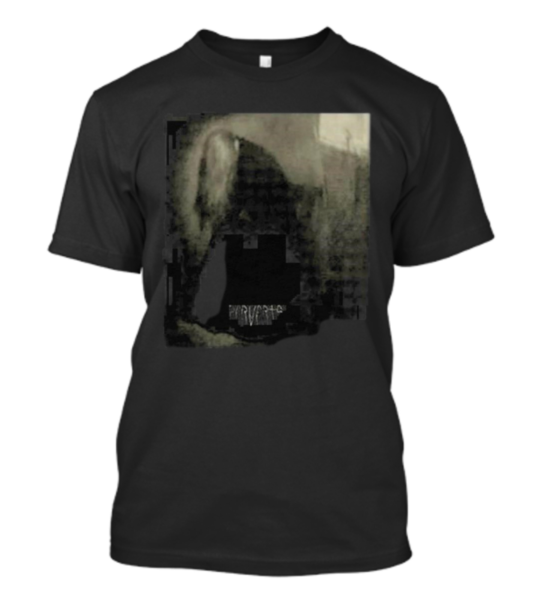 Ethel Cain Perverts Text Monochrome Distorted T-Shirt