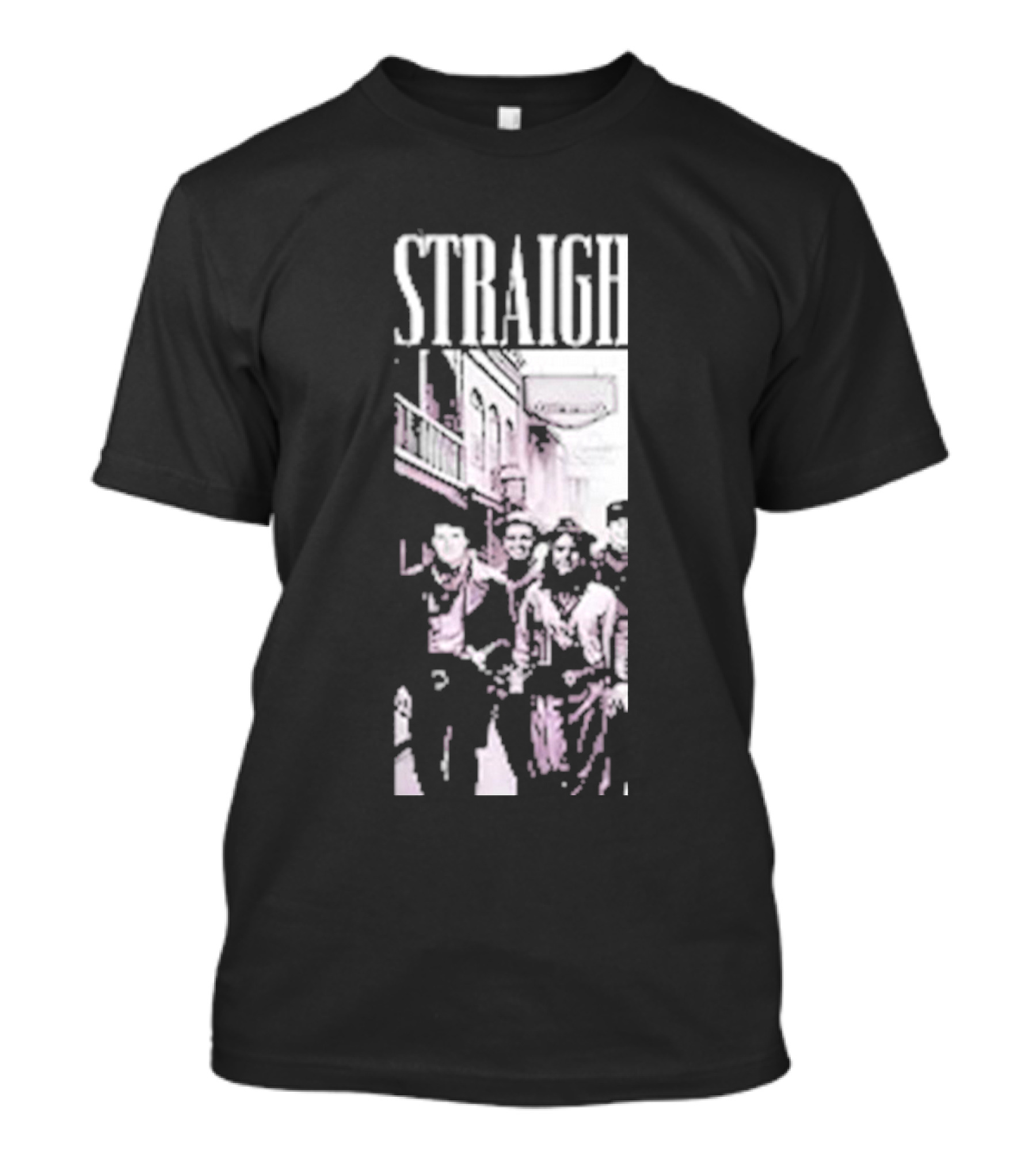Trump Vance Elon Dream Team Straight Outta MAGA Old Western Street Scene T-Shirt