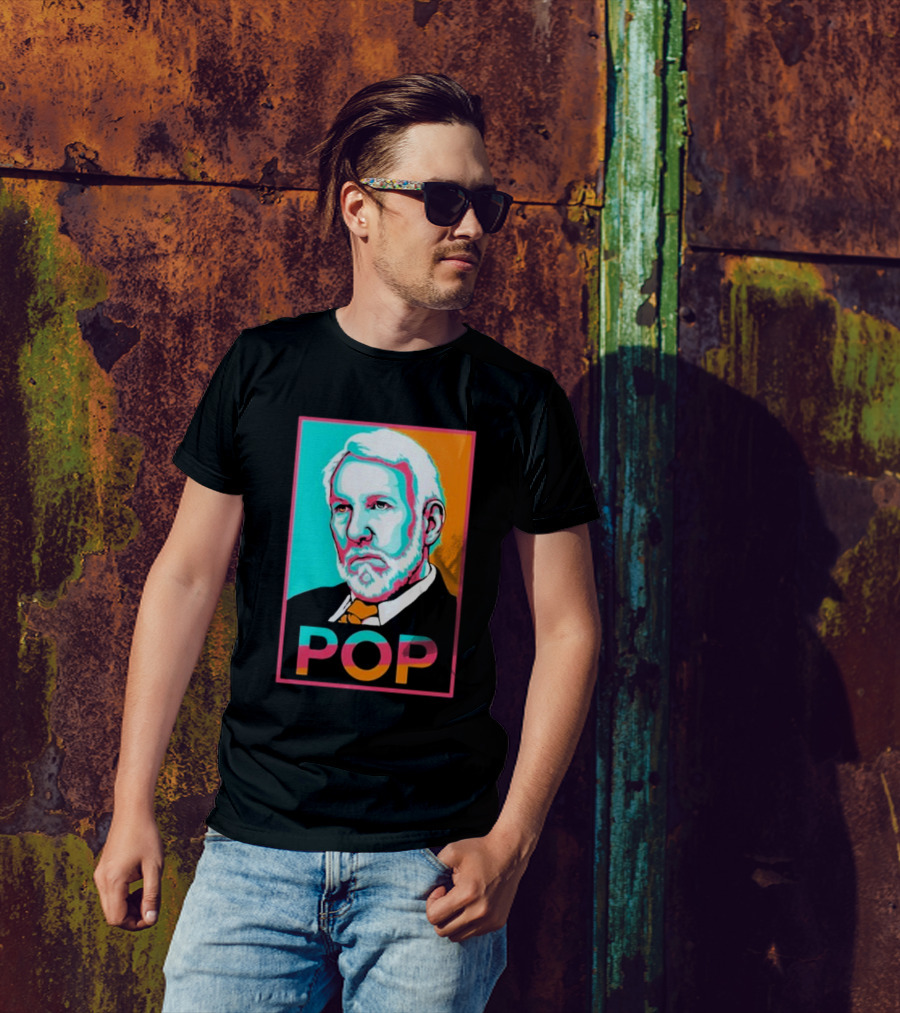 Spurs Gregg Popovich Pop T-Shirt