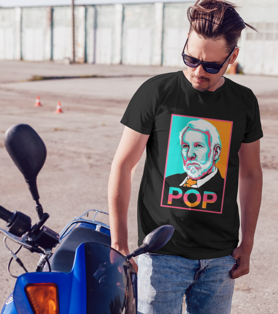 Spurs Gregg Popovich Pop T-Shirt
