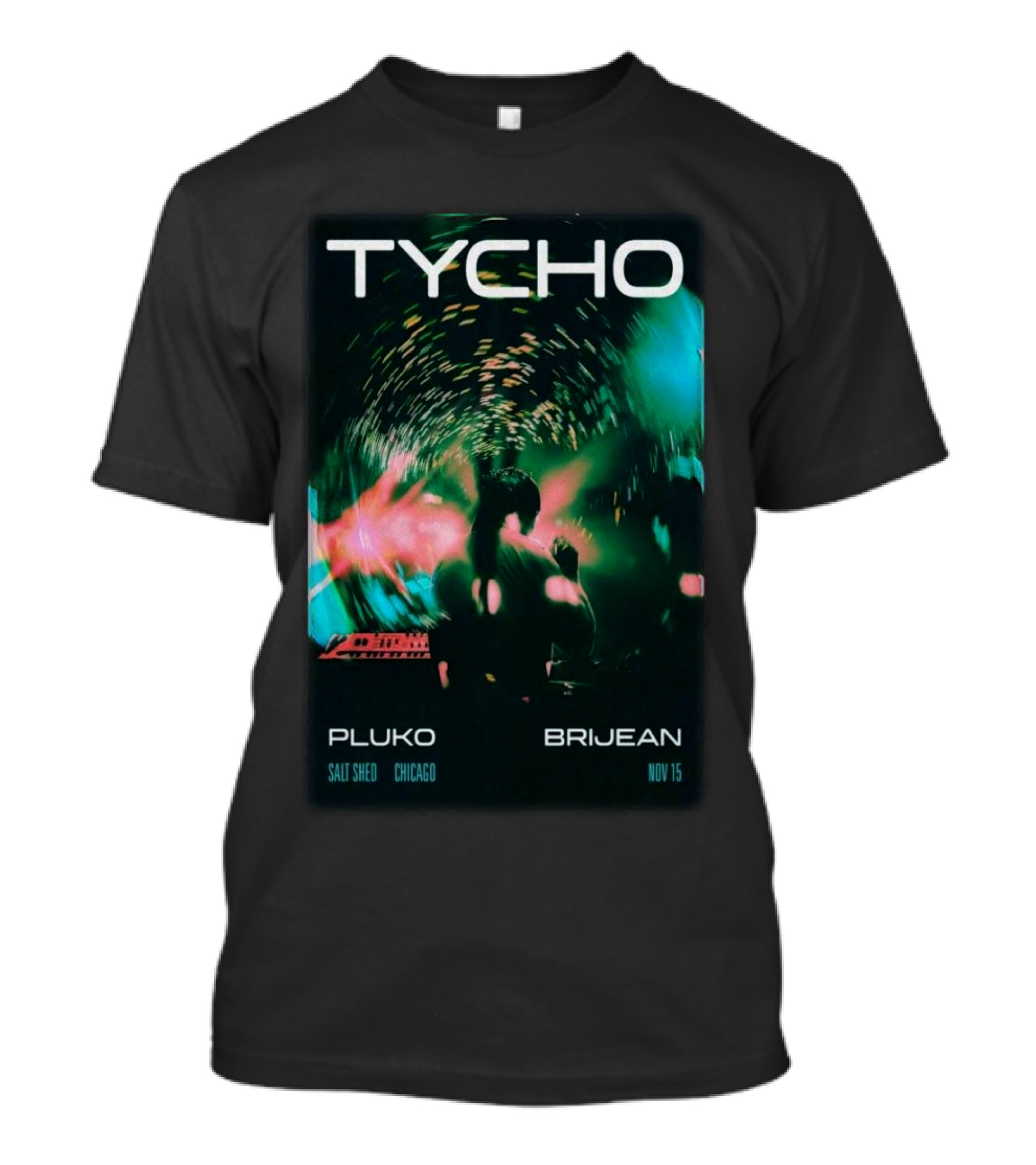 TYCHO Live Performance At Salt Shed Chicago Nov 15 With Pluko And Brijean T-Shirt