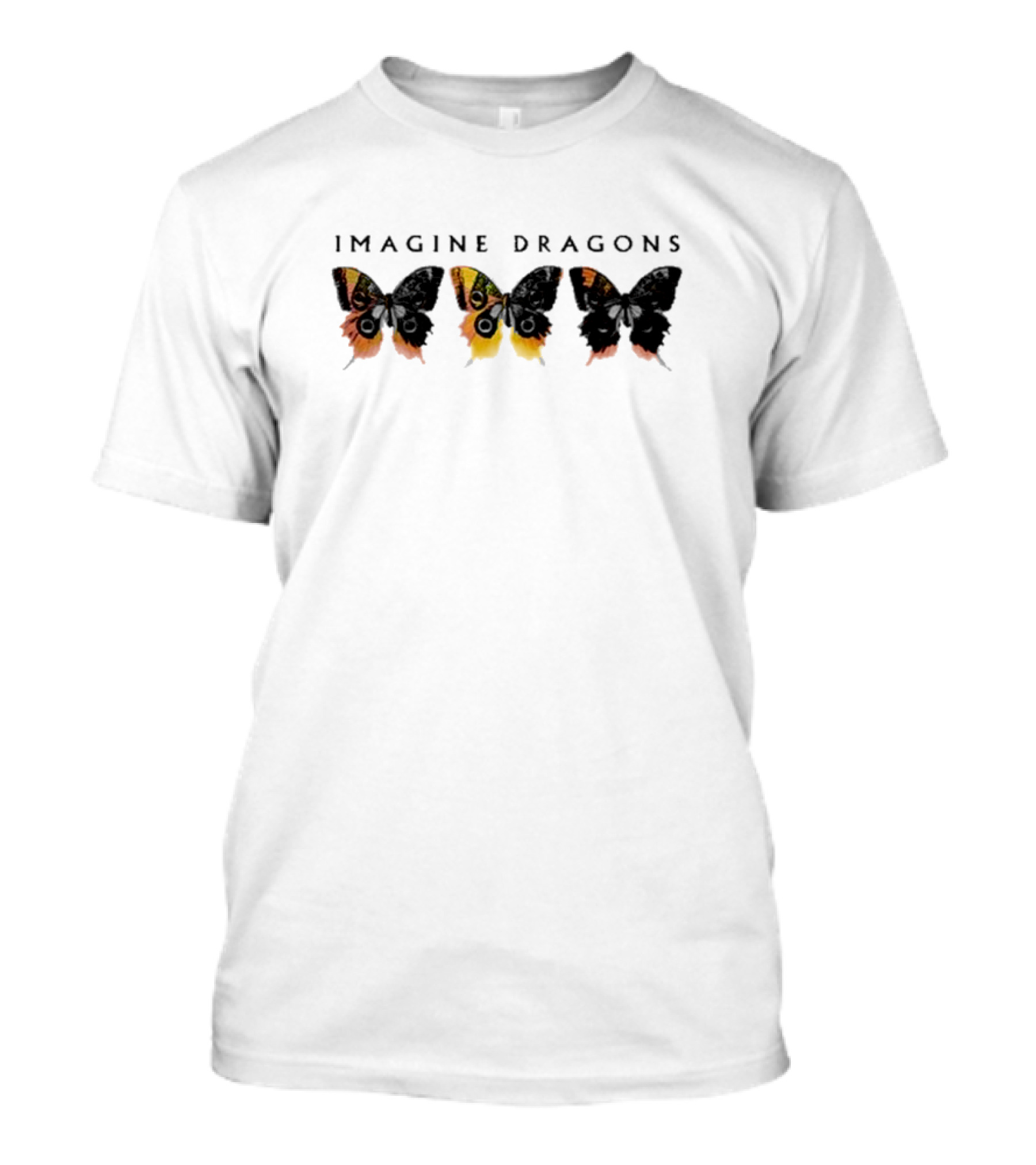 Imagine Dragons Colorful Butterfly Trio T-Shirt