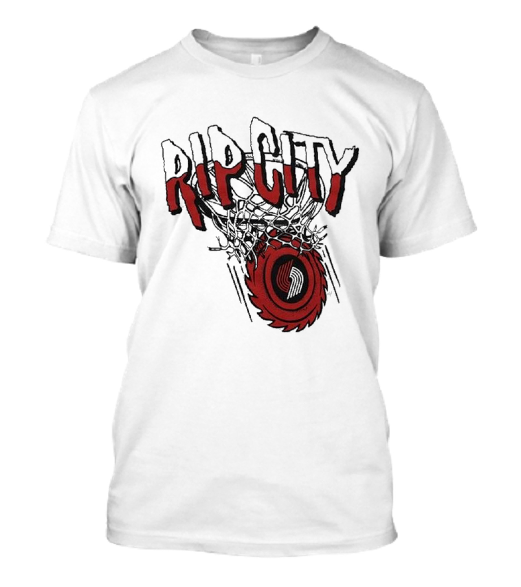 Portland Trail Blazers Rip City Basketball Logo 2024 Edition T-Shirt