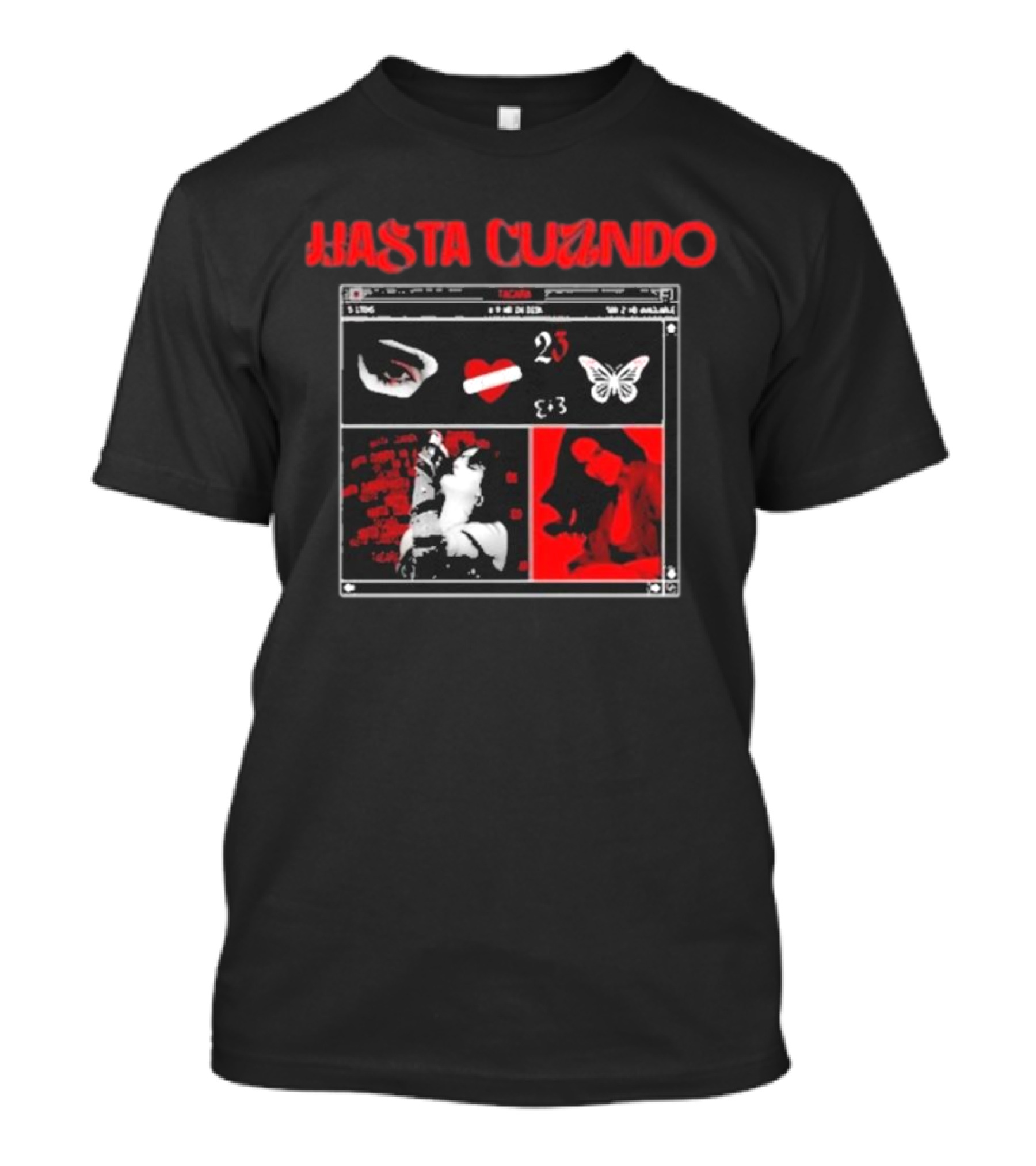 Hasta Cuando Gala Montes 23 Heart Butterfly Preventa T-Shirt