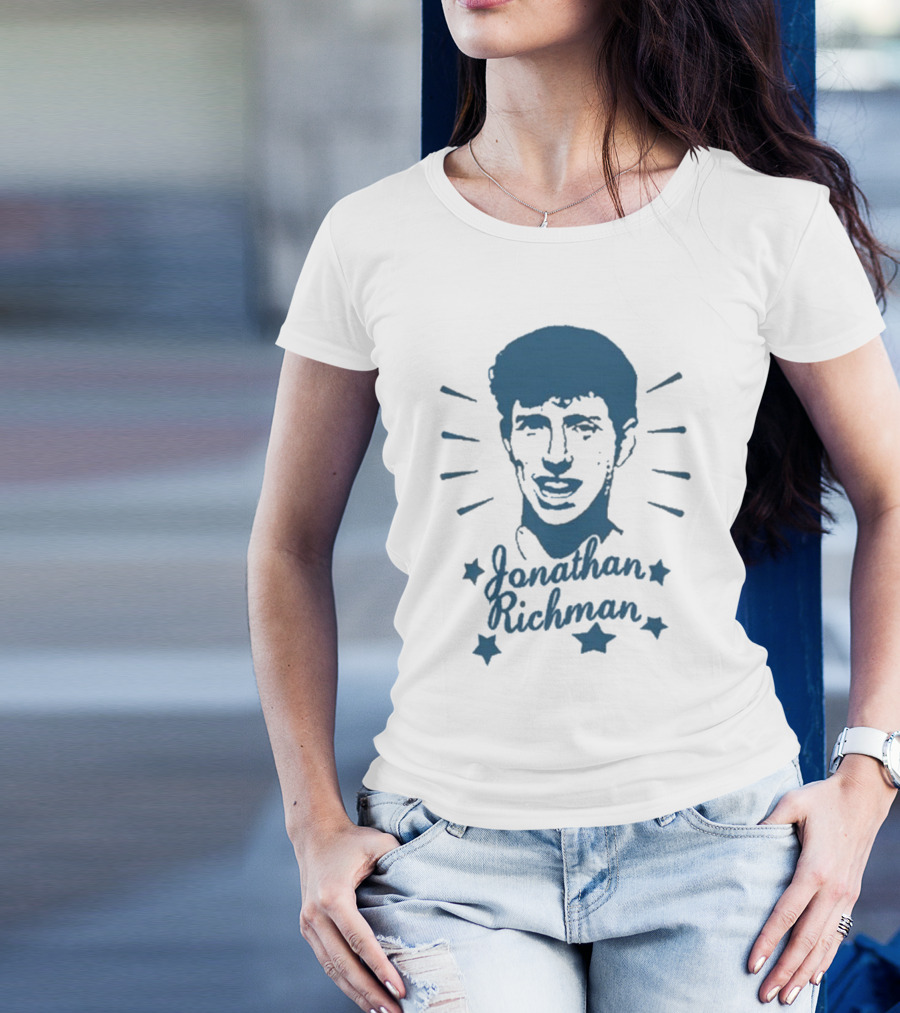 Jonathan Richman Surrounded By Stars And Radiating Light T-Shirt