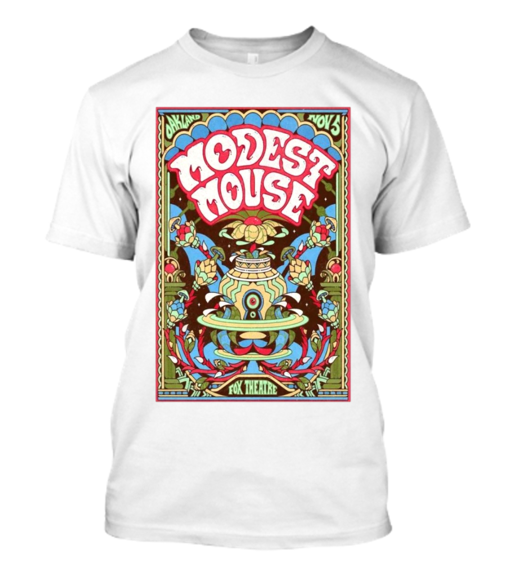 Modest Mouse Fox Theatre Oakland November 5 2024 Tour T-Shirt